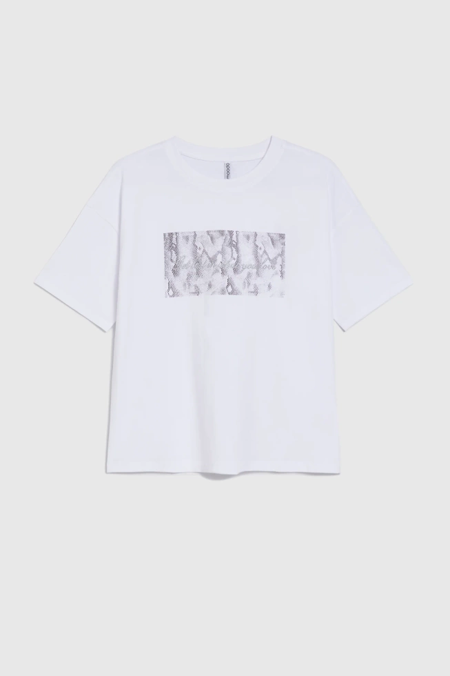 WOMEN'S TSHIRT L-TS-4915 WHITE