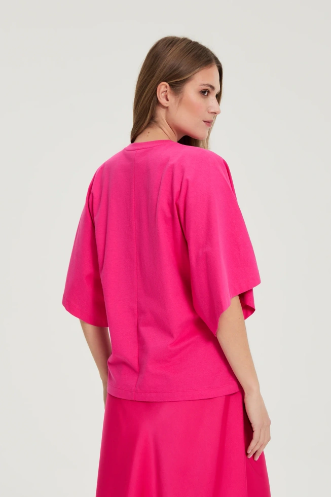 WOMEN'S TSHIRT L-TS-4944 FUCHSIA