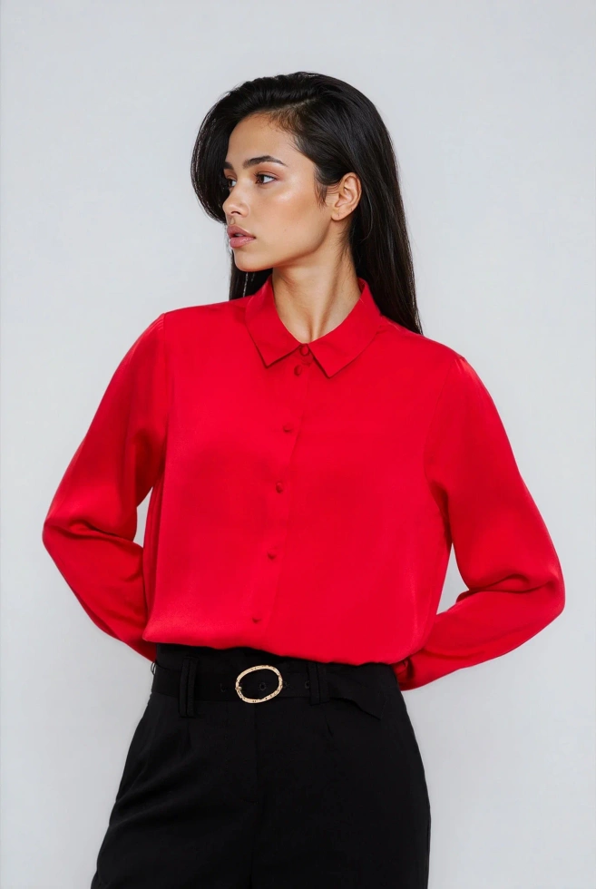 KOSZULA DAMSKA Z-KO-4831 RED-pakiet