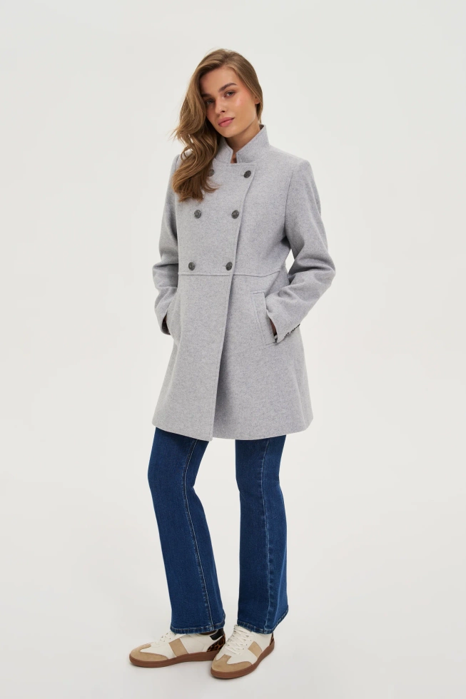 KURTKA DAMSKA Z-KU-4815 GREY MEL