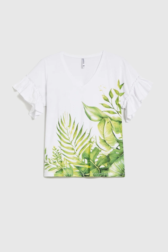 WOMEN'S TSHIRT L-TS-4711 OLIVE