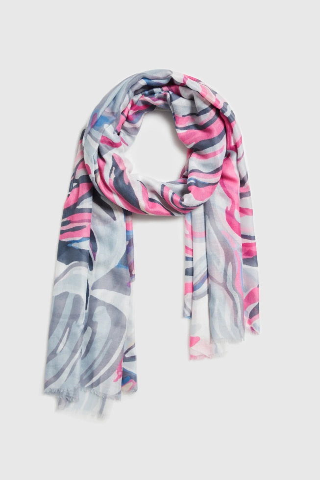 WOMEN'S SCARF L-SZ-4902 FUCHSIA-set