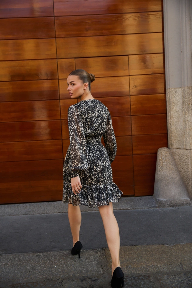 SUKIENKA DAMSKA L-SU-4900 BLACK