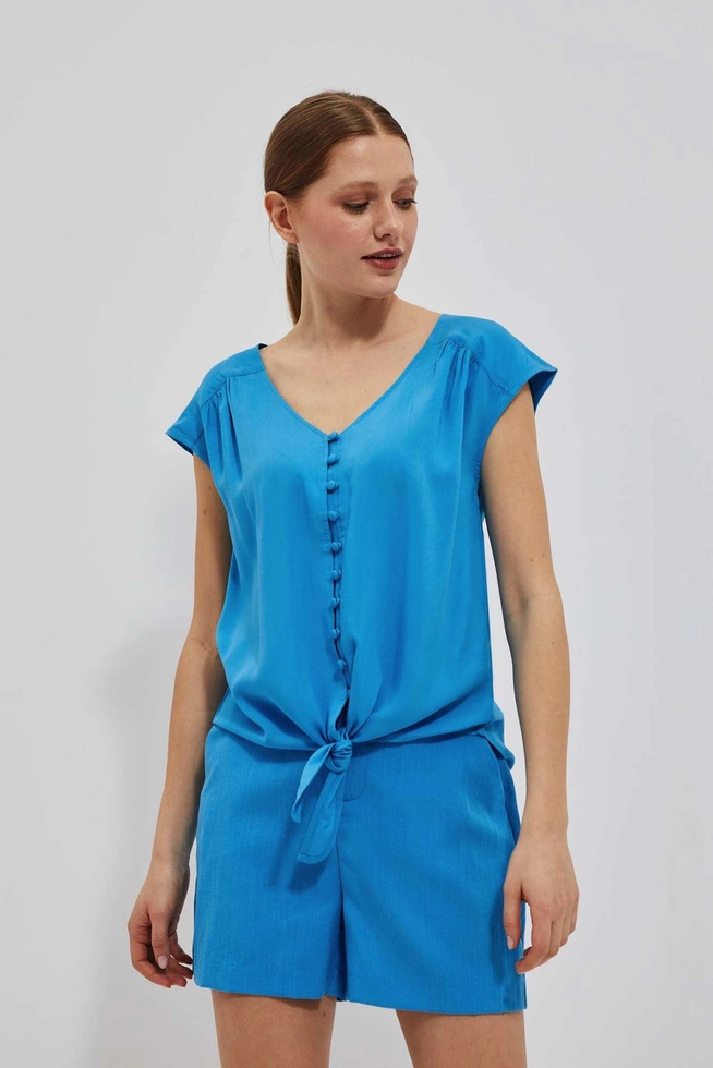 KOSZULA DAMSKA L-KO-4049 FRESH BLUE