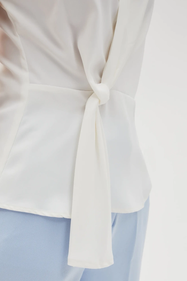 KOSZULA DAMSKA L-KO-4605 OFF WHITE