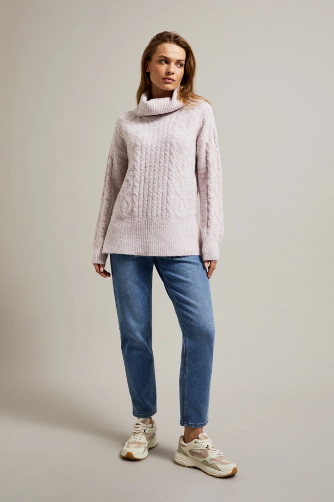 WOMEN'S SWEATER Z-SW-4545 PINK MEL