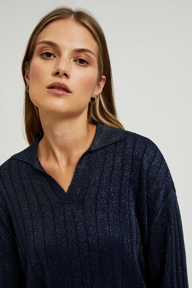 WOMEN'S SWEATER Z-SW-4558 NAVY