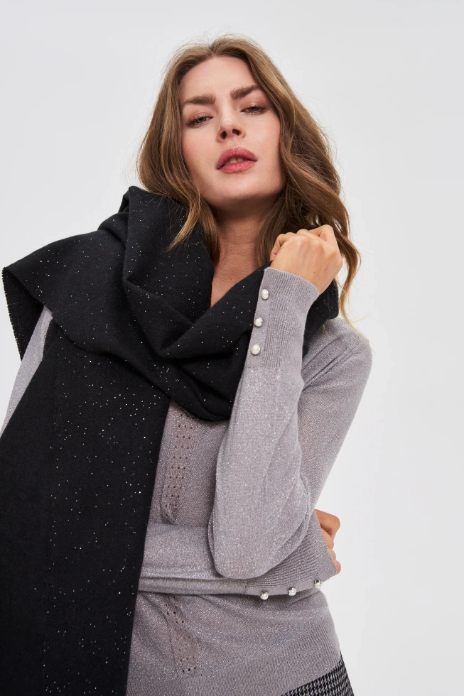 WOMEN'S SCARF Z-SZ-4822 BLACK