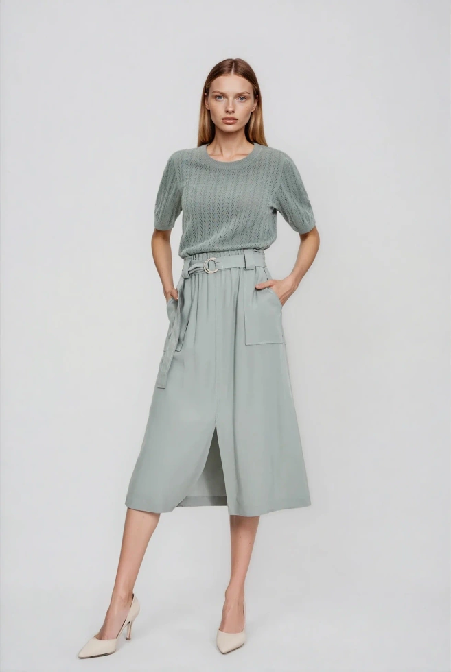 WOMEN'S SKIRT L-SC-4906 OLIVE