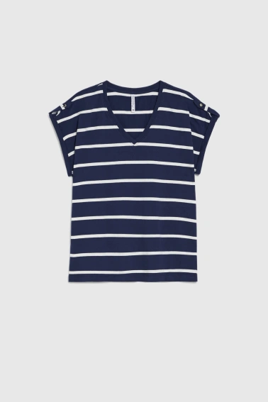 WOMEN'S TSHIRT L-TS-4924 NAVY