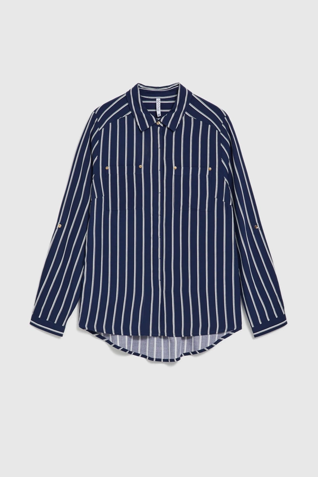 WOMEN'S SHIRT Z-KO-4515 NAVY