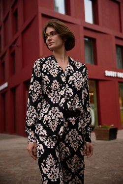 WOMEN'S SHIRT Z-KO-4804 BLACK