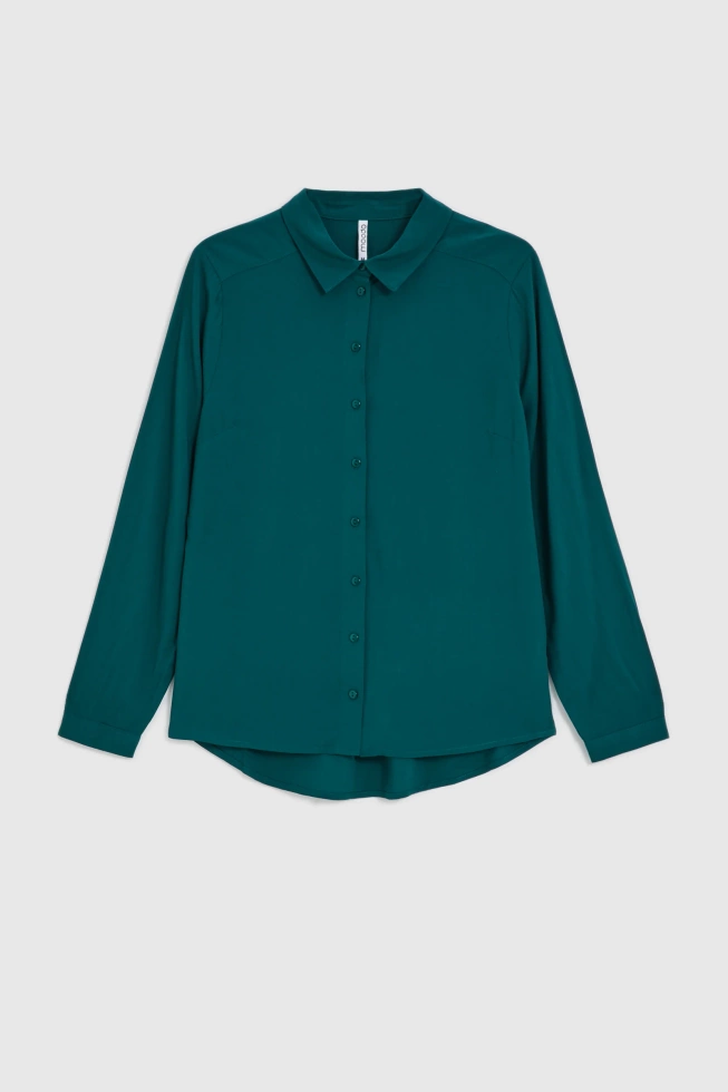 KOSZULA DAMSKA Z-KO-4822 D.GREEN