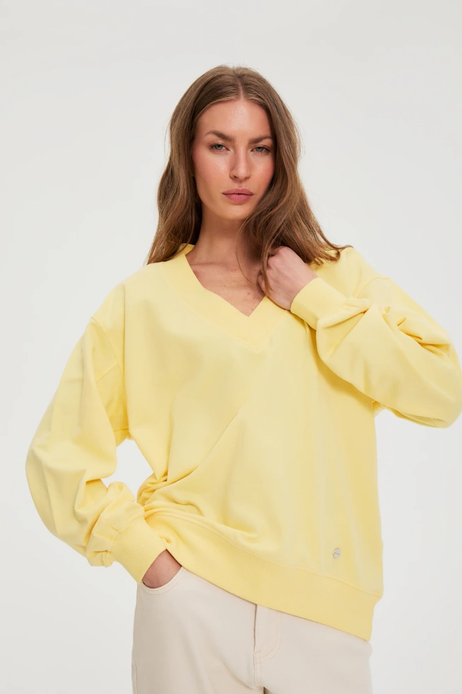 BLUZA DAMSKA L-BL-4906 L.YELLOW