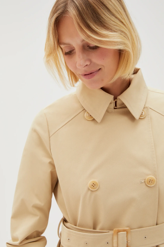 WOMEN'S JACKETS L-KU-4603 BEIGE