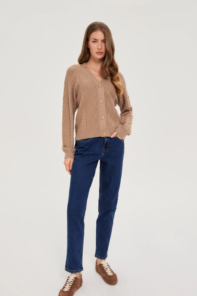 SWETER DAMSKI Z-SW-4825 COFFEE