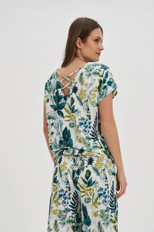 KOSZULA DAMSKA L-KO-4649 OFF WHITE