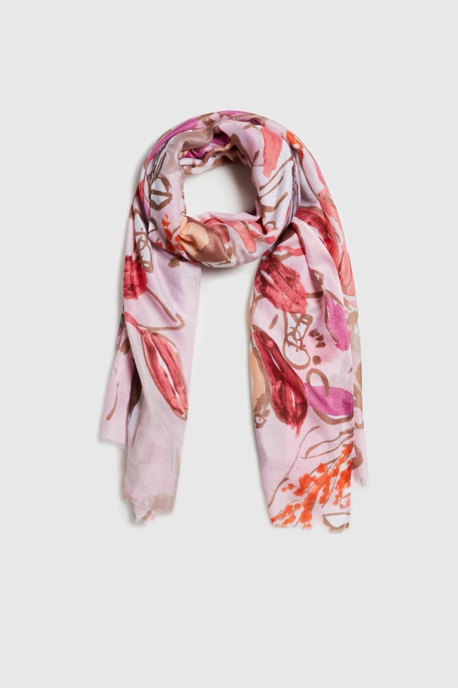 WOMEN'S SCARF L-SZ-4917 L.PINK