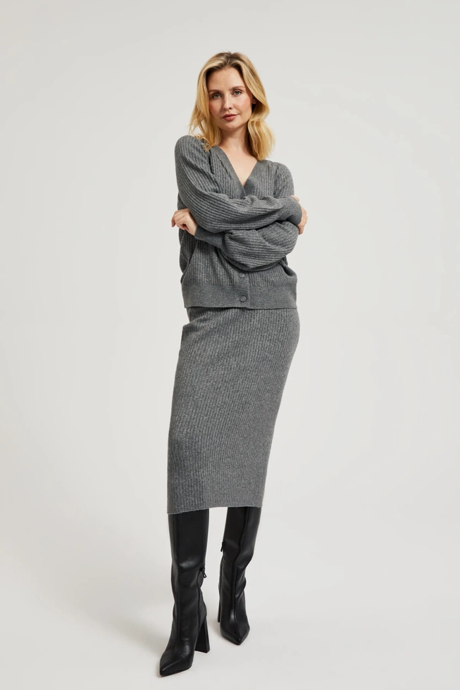 WOMEN'S SKIRT Z-SC-4500 GREY MEL-set