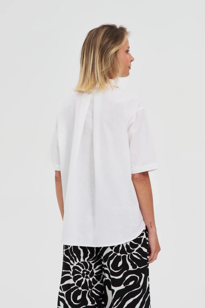 WOMEN'S SHIRT L-KO-4647 WHITE