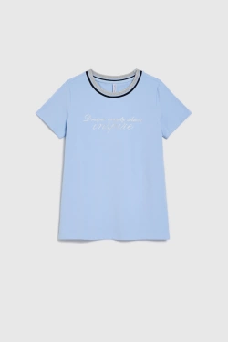 WOMEN'S TSHIRT L-TS-4914 L.BLUE-set