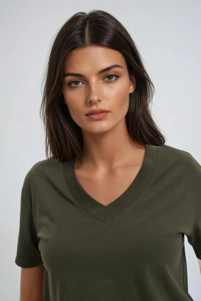KOSZULKA DAMSKA Z-TS-4801 D.OLIVE