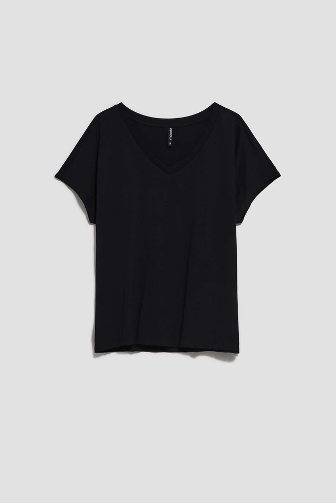 LADIES TSHIRT L-TS-4048 BLACK