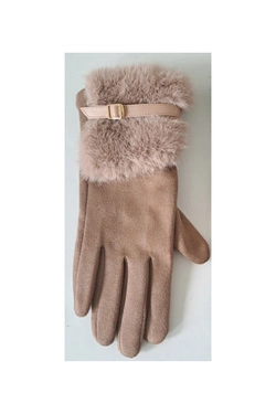 WOMEN'S GLOVES Z-RE-4800 L.BEIGE-set