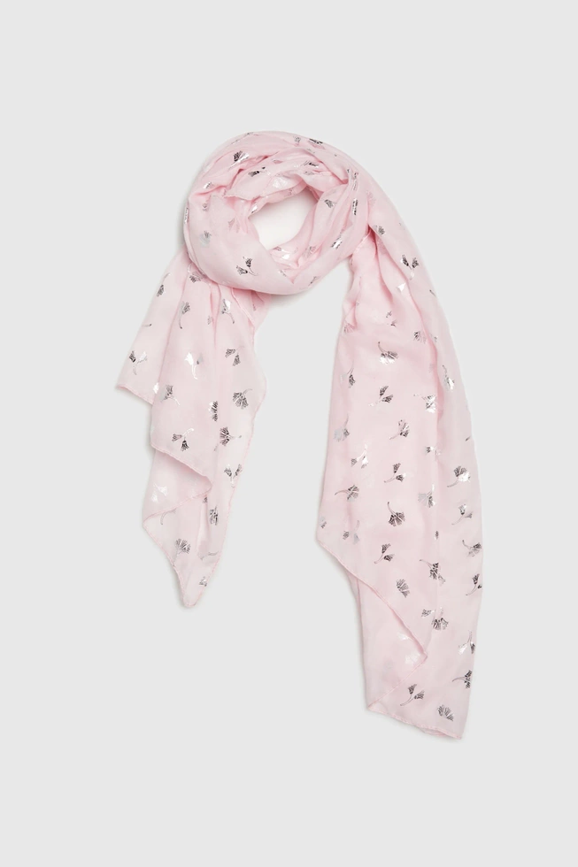 WOMEN'S SCARF L-SZ-4600 L.PINK-set