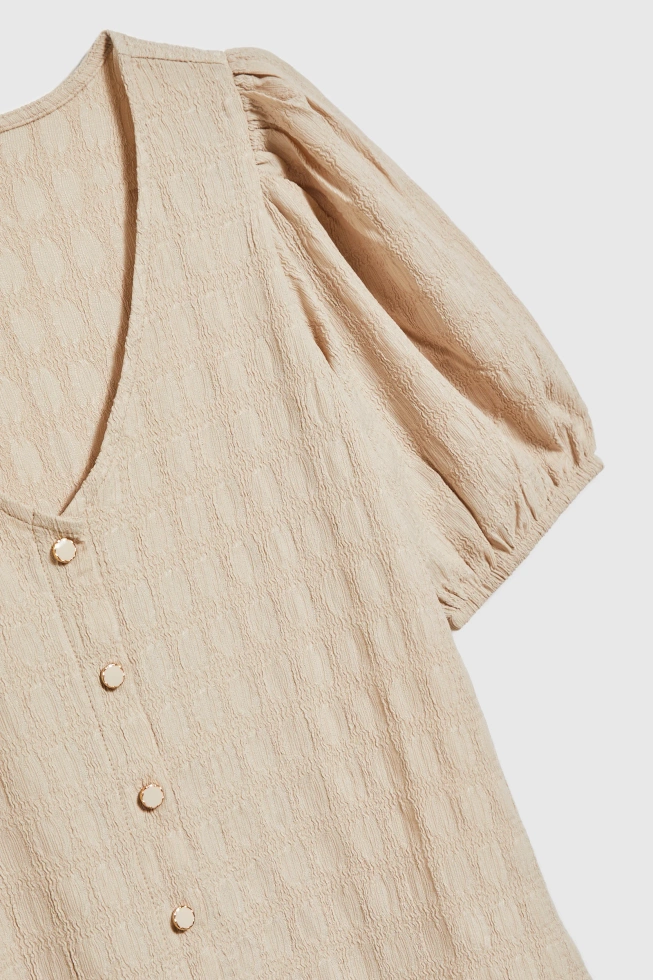 WOMEN'S TSHIRT L-TS-4670 L.BEIGE