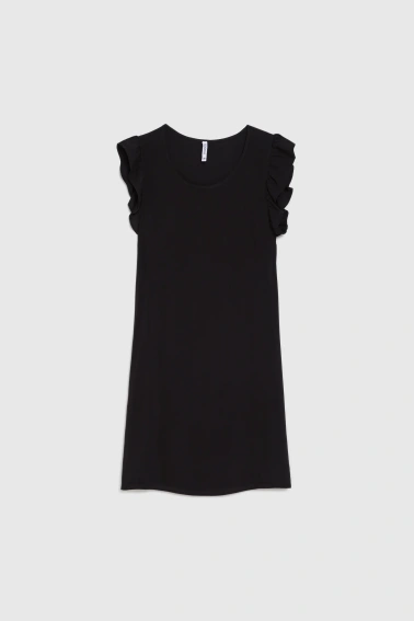 WOMEN'S DRESS L-SU-4950 BLACK