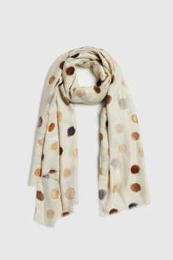 WOMEN'S SCARF L-SZ-4927 BEIGE-set
