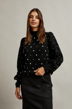 WOMEN'S SWEATER Z-SW-4528 BLACK