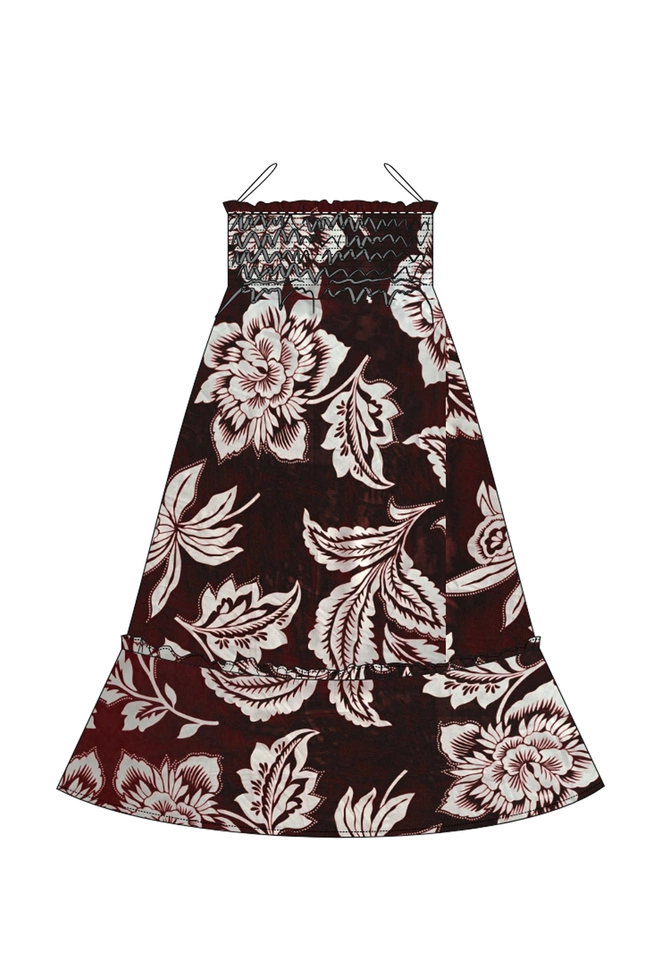 WOMEN'S SKIRT L-SC-4911 D.BROWN-set