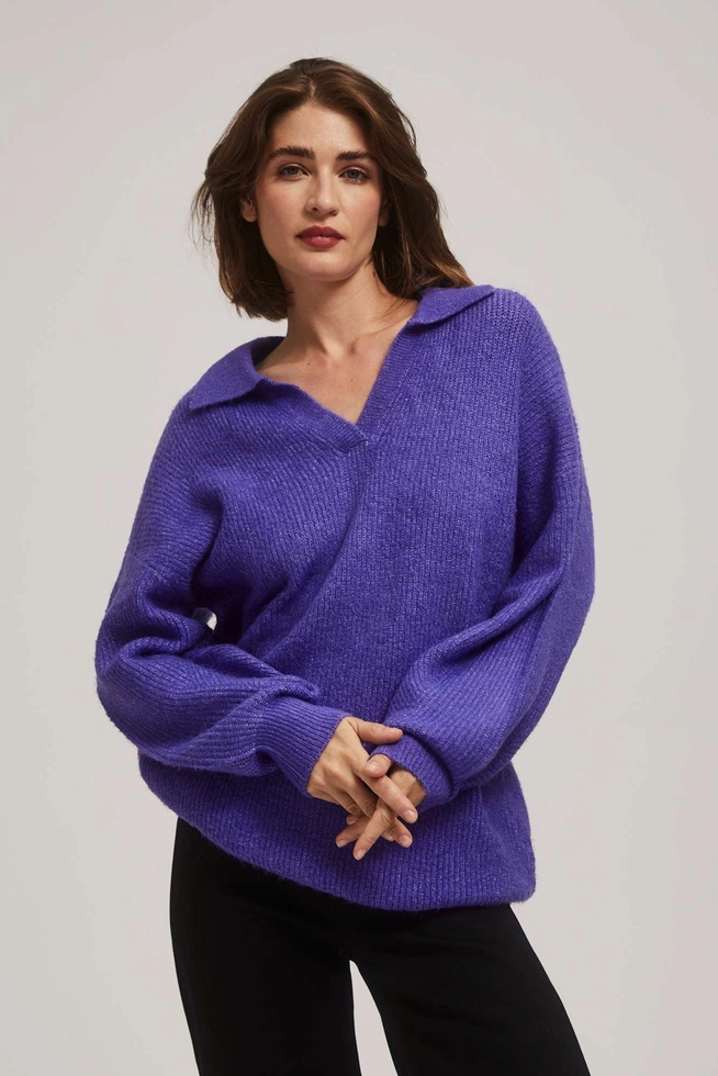 SWETER DAMSKI Z-SW-4225 VIOLET MEL