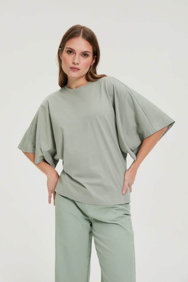 KOSZULKA DAMSKA L-TS-4944 OLIVE