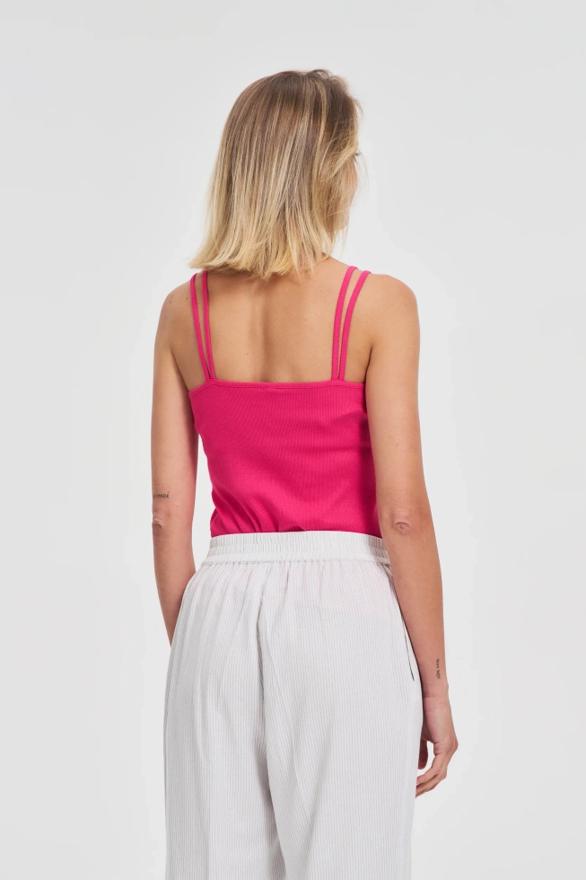 WOMEN'S TOP L-TS-4679 FUCHSIA