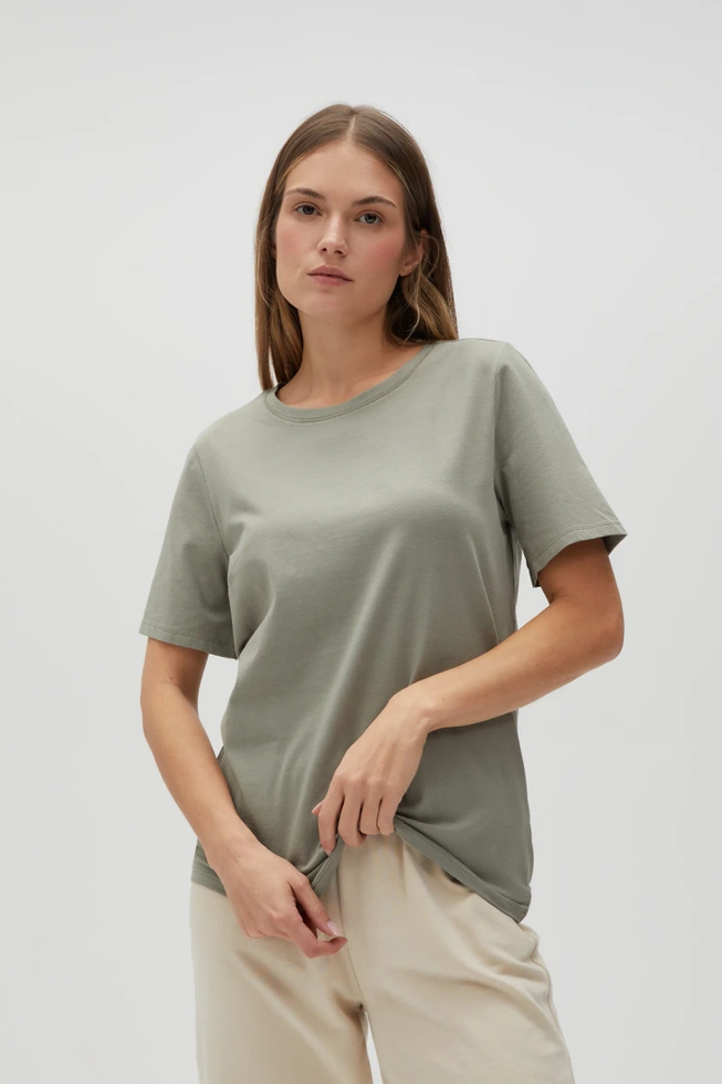 WOMEN'S TSHIRT L-TS-4624 OLIVE-set