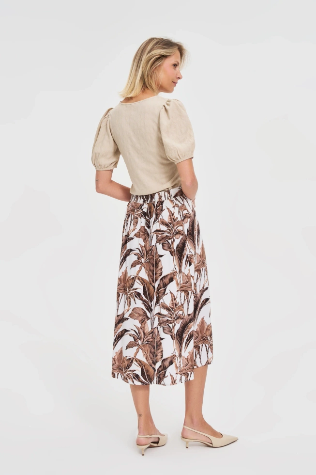 WOMEN'S SKIRT L-SC-4616 D.BROWN