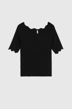 WOMEN'S SWEATER L-SW-4907 BLACK-set