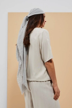 LADIES SCARF L-SZ-4016 GREY