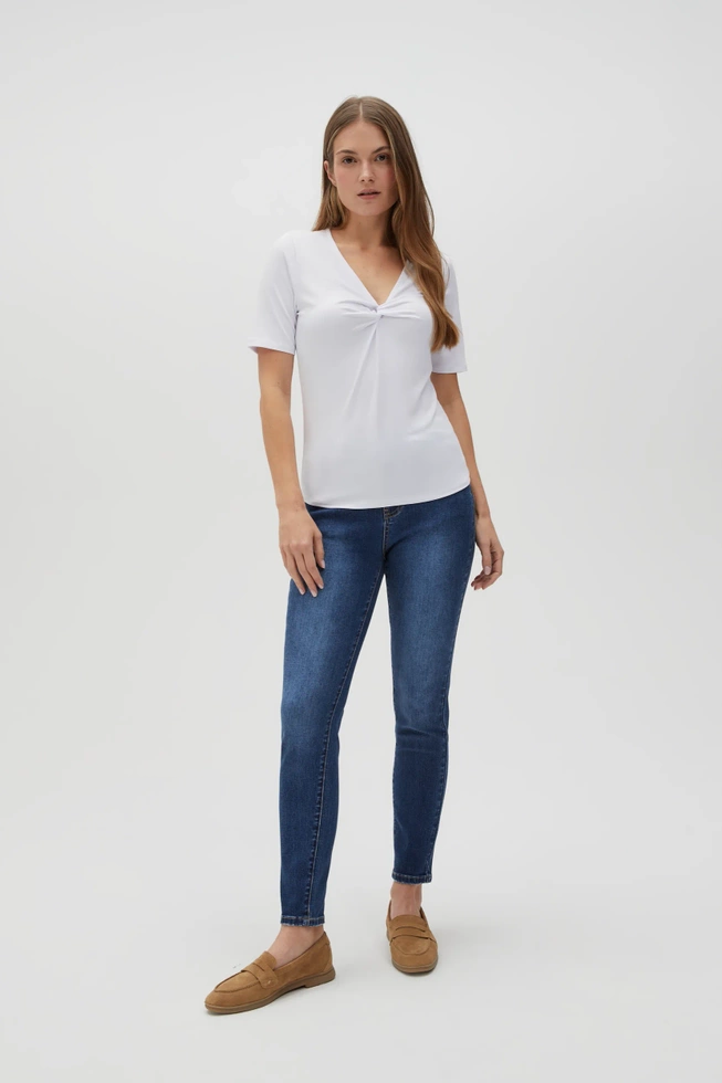 WOMEN'S TSHIRT L-TS-4605 WHITE