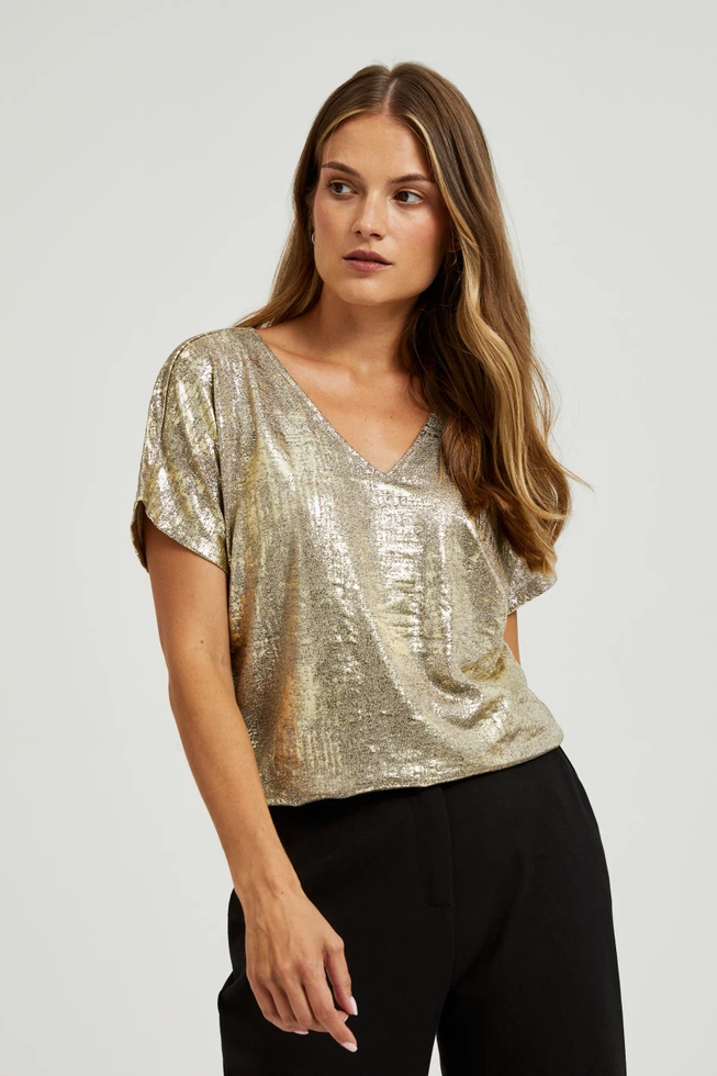 WOMEN'S TSHIRT Z-TS-4527 GOLD