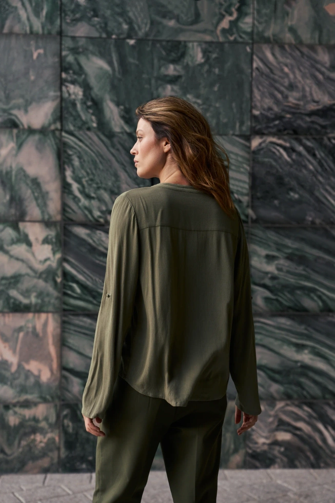 WOMEN'S SHIRT Z-KO-4802 OLIVE