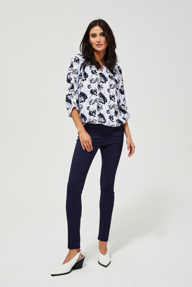 BLOUSE L-KO-3418 L.BLUE