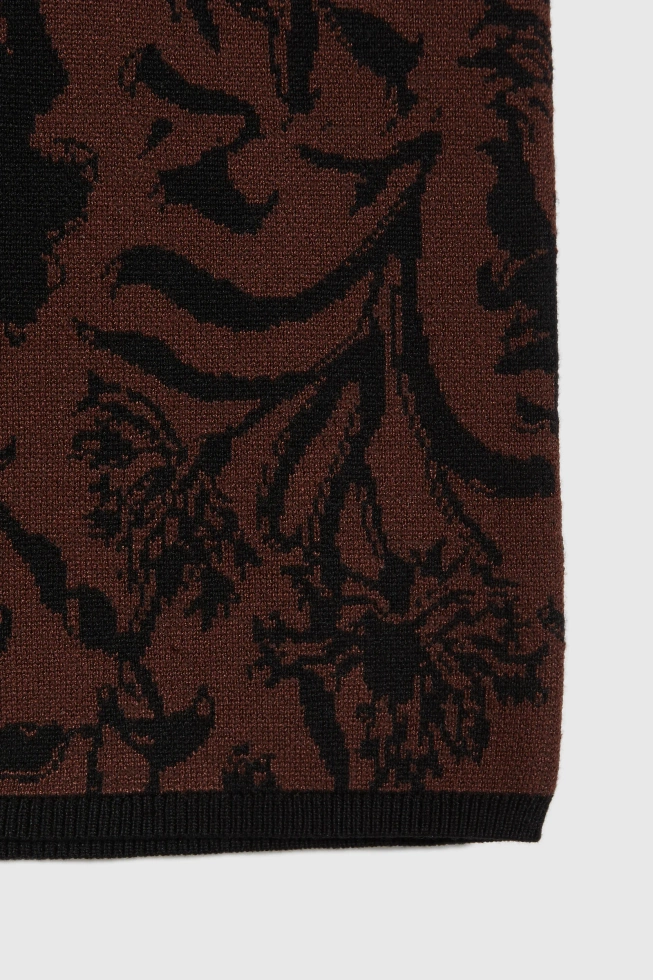 SPÓDNICA DAMSKA Z-SC-4806 BROWN-pakiet