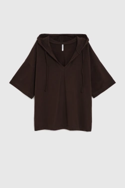 WOMEN'S SWEATSHIRT L-BL-4918 D.BROWN-set