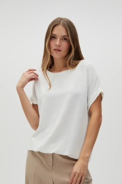 KOSZULA DAMSKA L-KO-4629 OFF WHITE