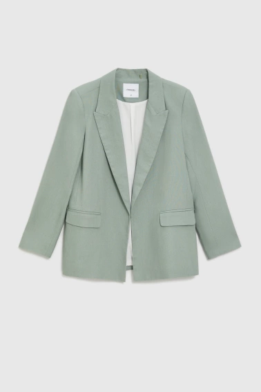 WOMEN'S BLAZER L-MR-4927 OLIVE