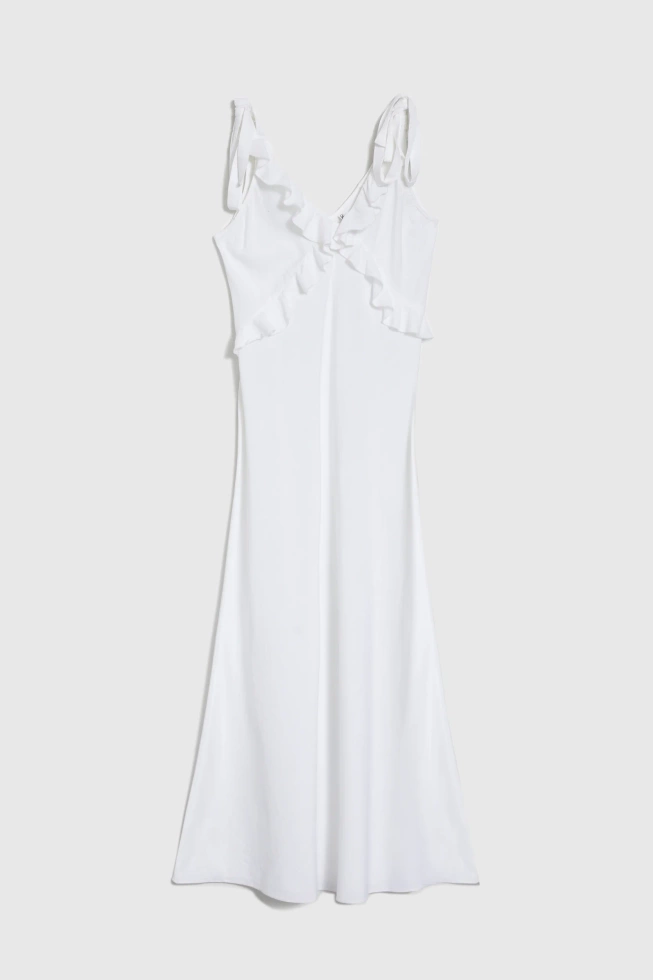 WOMEN'S DRESS L-SU-4669 WHITE
